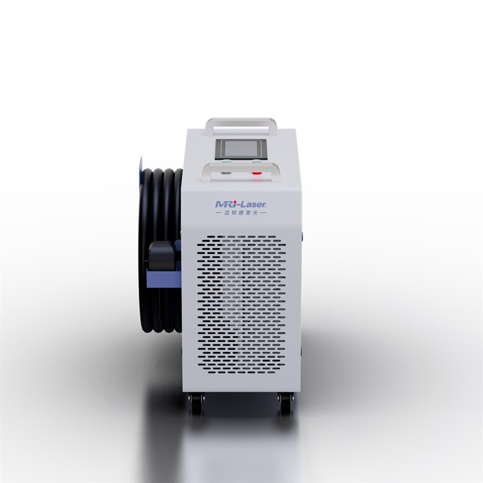 Outdoor Portable Large Power 500w Laser Cleaner Concrete Contaminant Cleaning By Laser