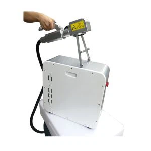 Cleaner tal-laser tal-fibra tal-enerġija żgħira li tista 'tinġarr għat-tindif tal-wiċċ 20W 30W 50W