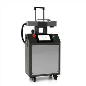 50W Bagalji Tip Fiber Laser Cleaner Għal Tindif tal-metall u mhux tal-metall